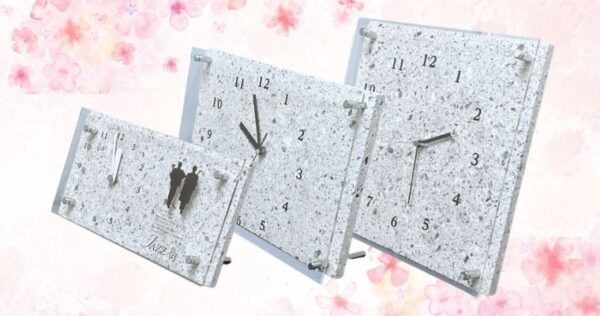 卒業大谷石時計